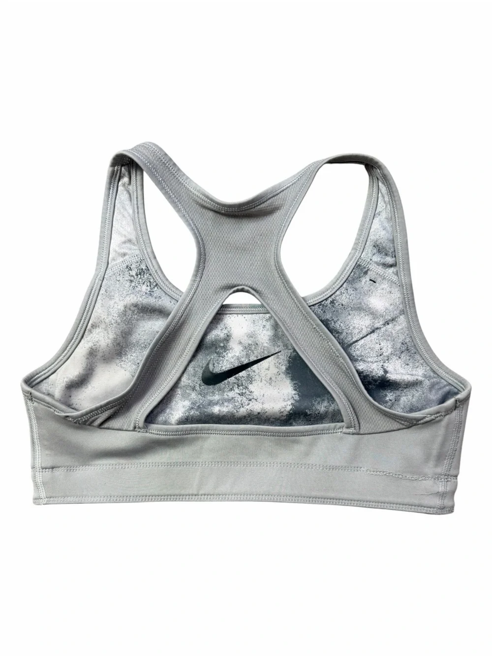 Nike Marble Gray and White Reversible Racerback Women’s Small Sports‎ Bra